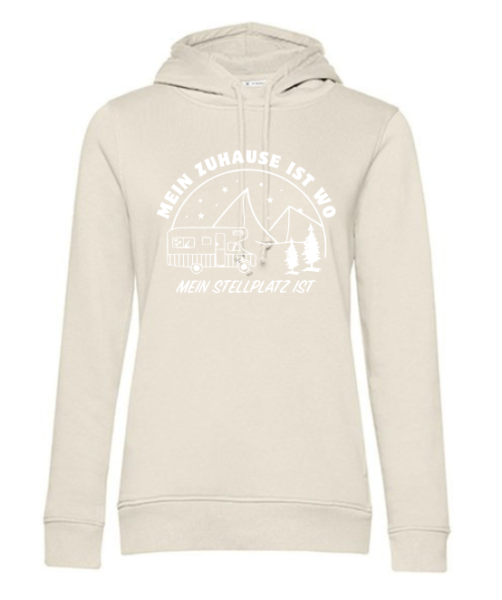 Hoodie "Zuhause ist, wo mein Stellplatz ist"